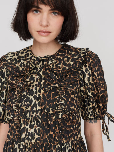 Leopard Smock Dress