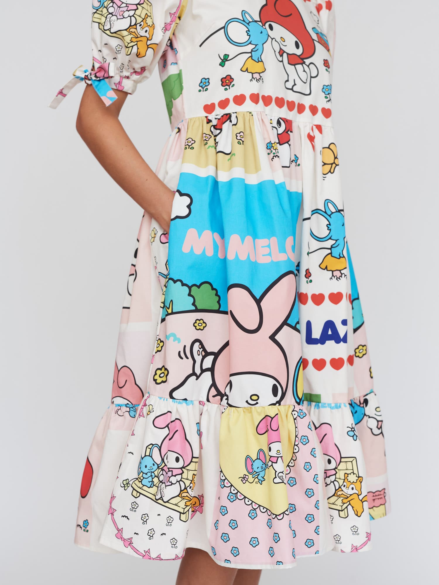 LO My Melody Patchwork Smock Dress