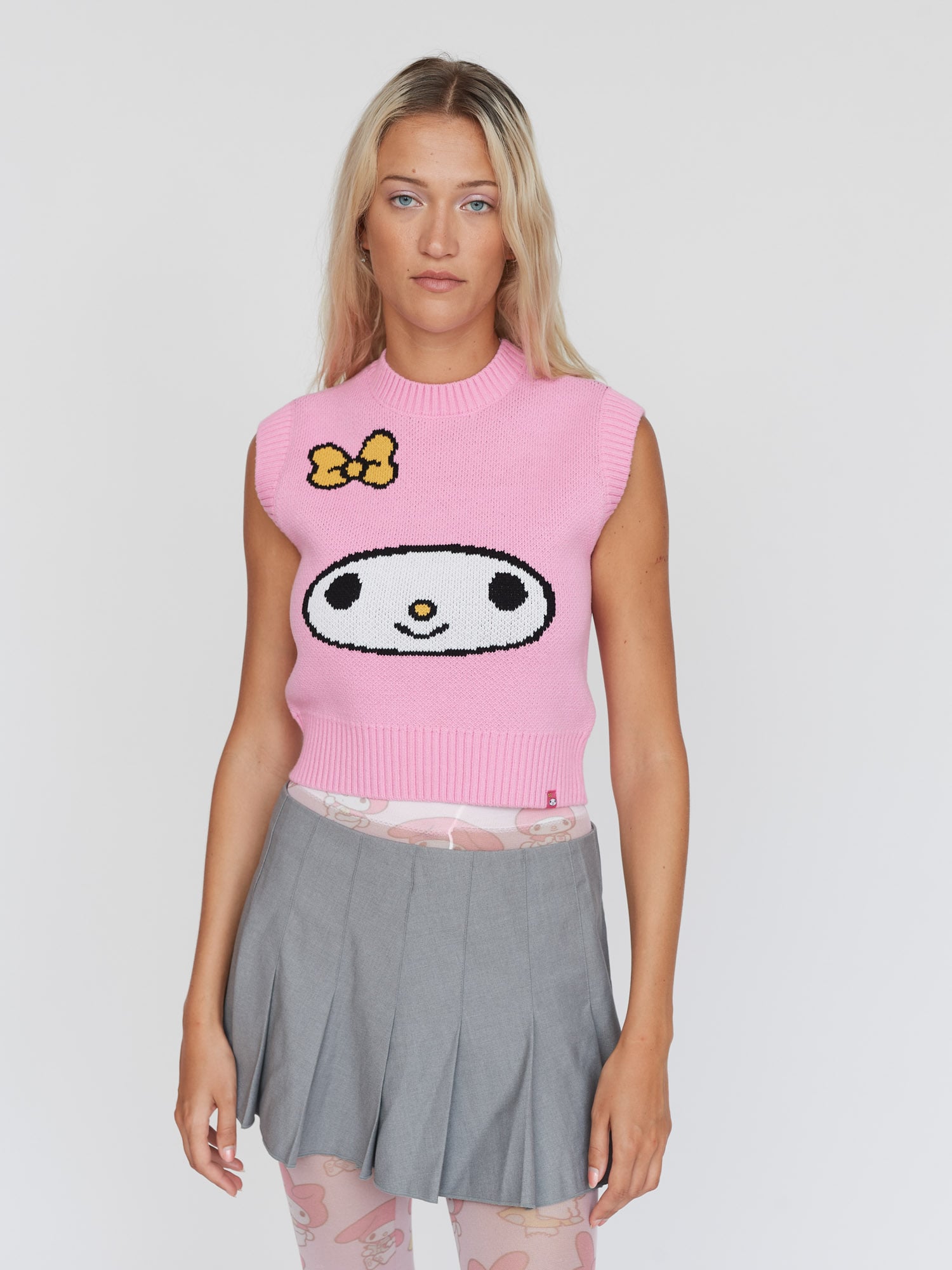 LO - My Melody Fitted Knit Vest secondary-image