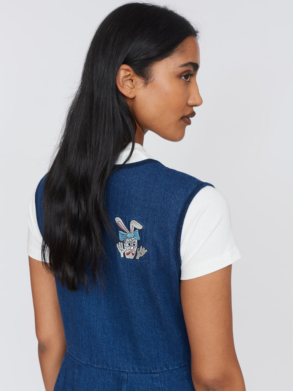 Creatures Denim Gilet Dress