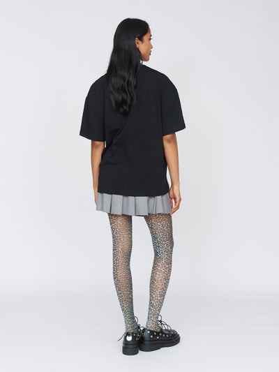 Happy Sad Jacquard Collar T-Shirt