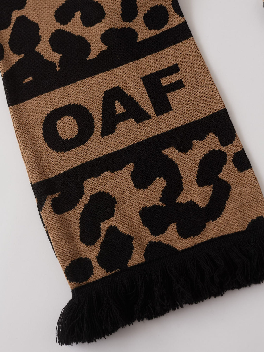 Leopard Oaf Football Scarf