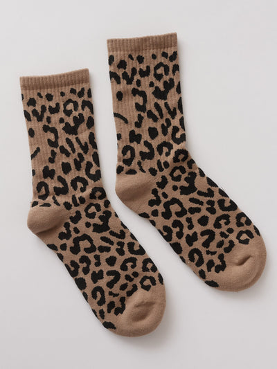 Happy Sad Leopard Socks