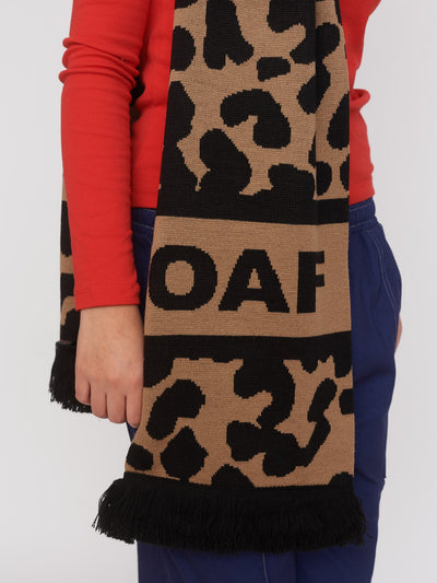 Leopard Oaf Football Scarf