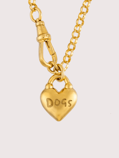 LO x Good Daze Dog Lover Necklace Gold