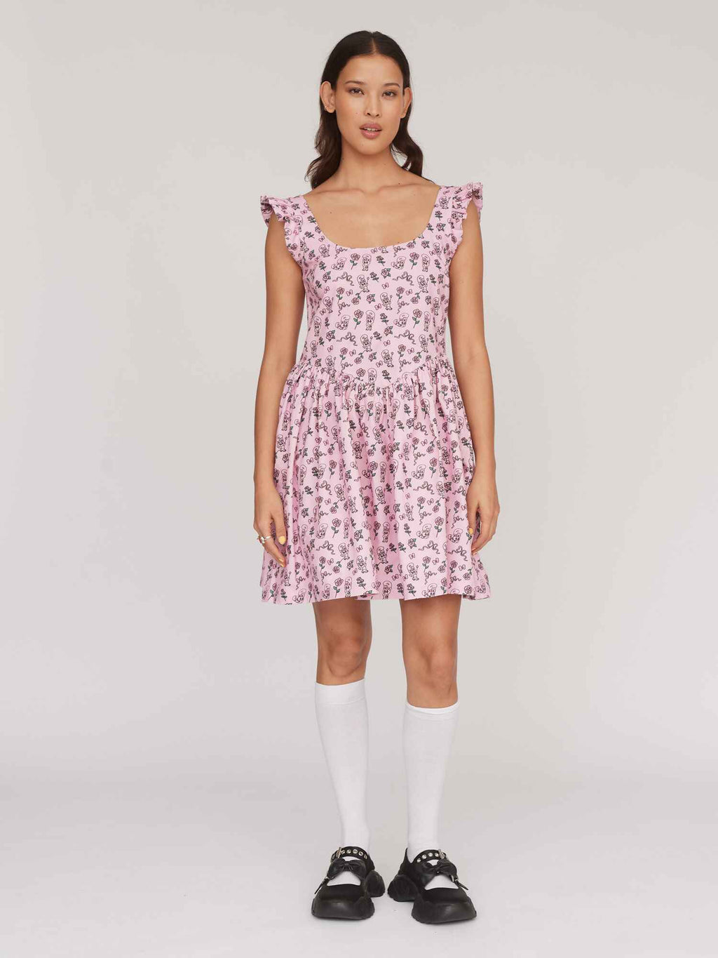 Esther x Lazy Oaf Smock Dress