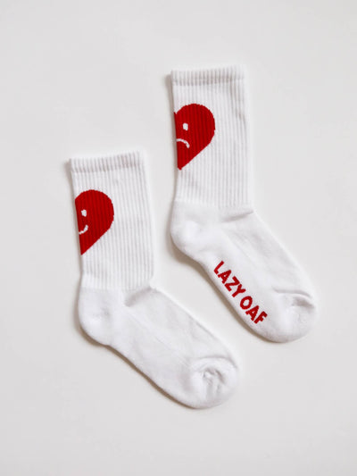 Happy Sad Heart Socks