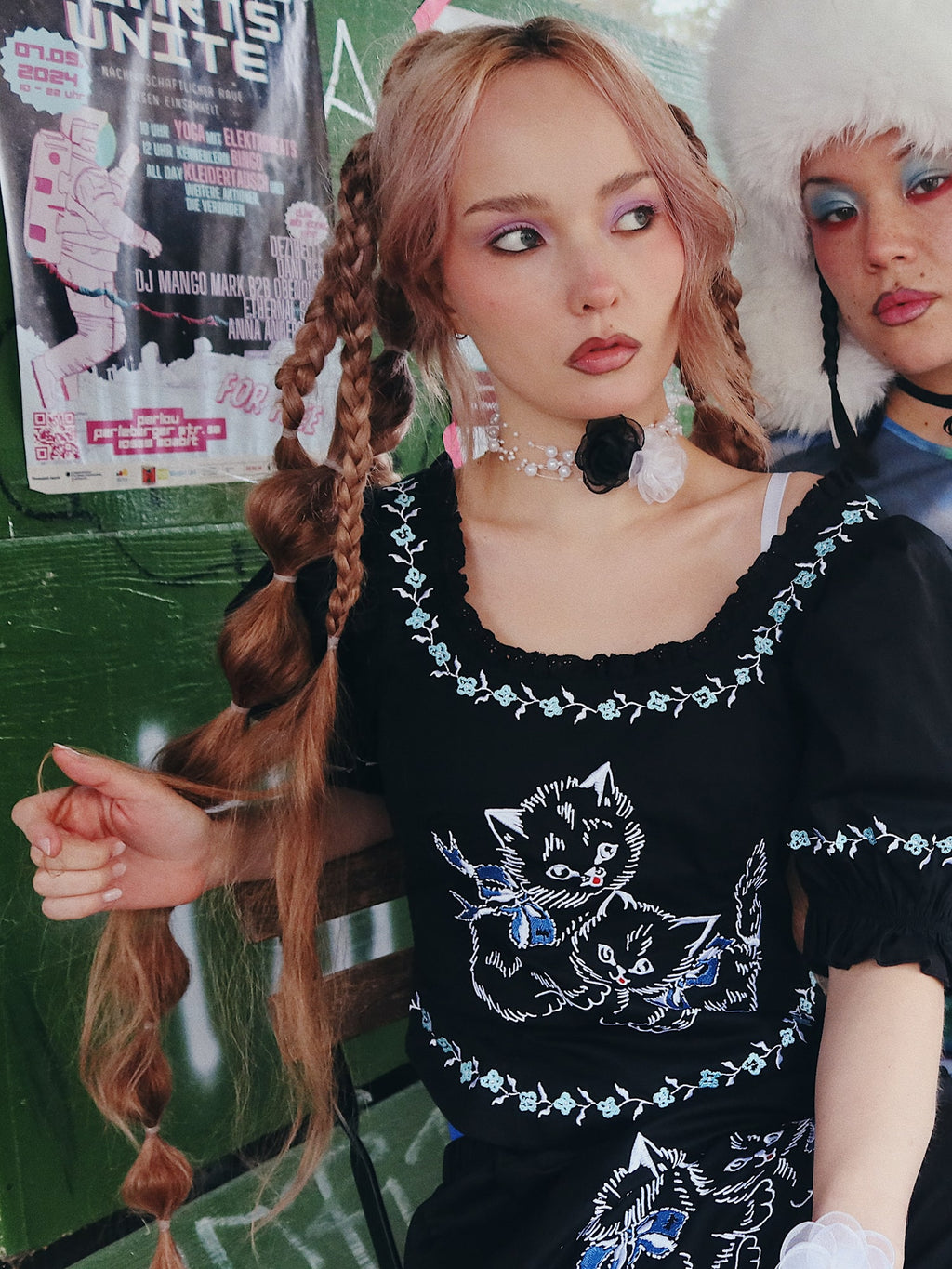 LO x Rhi Dancey Kitten Corset Top