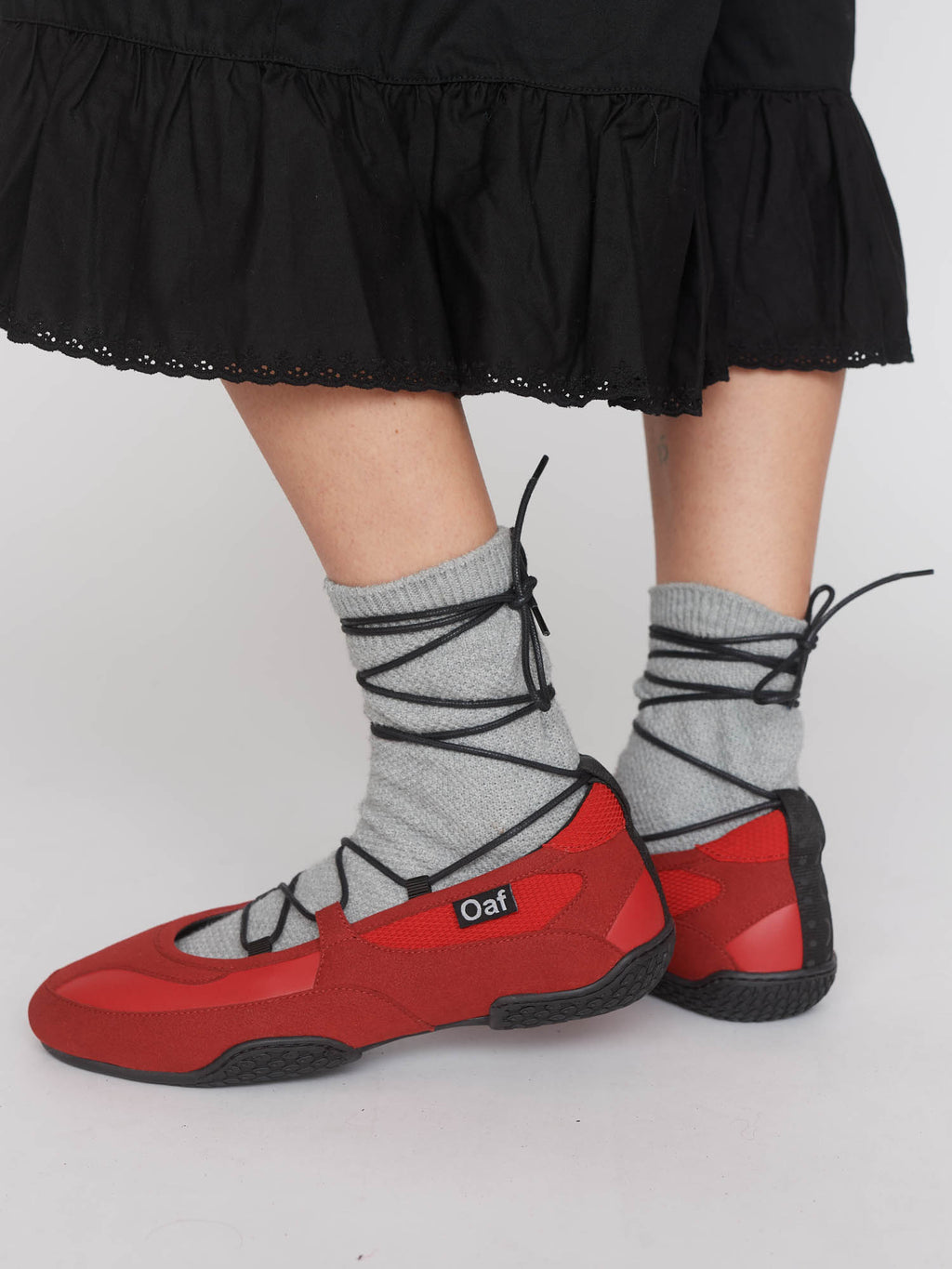 Red Slimbo Ballet Sneakers