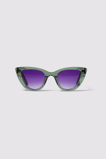 Lazy Oaf Green Dee Dee Sunglasses