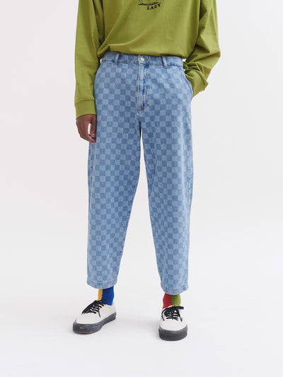 Lazy Oaf Checked Denim Tokyo Pants