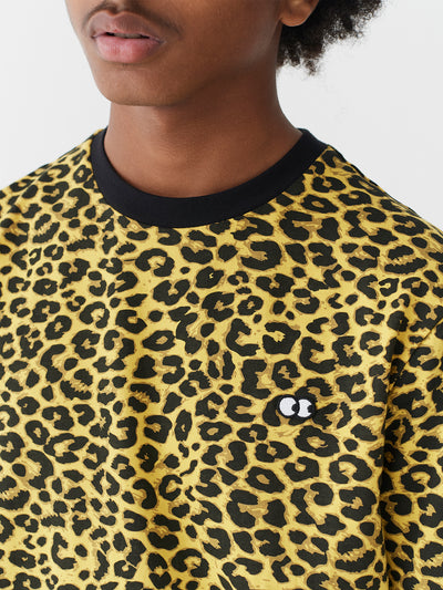 Lazy Oaf Cyber Yellow Leopard Print T-Shirt