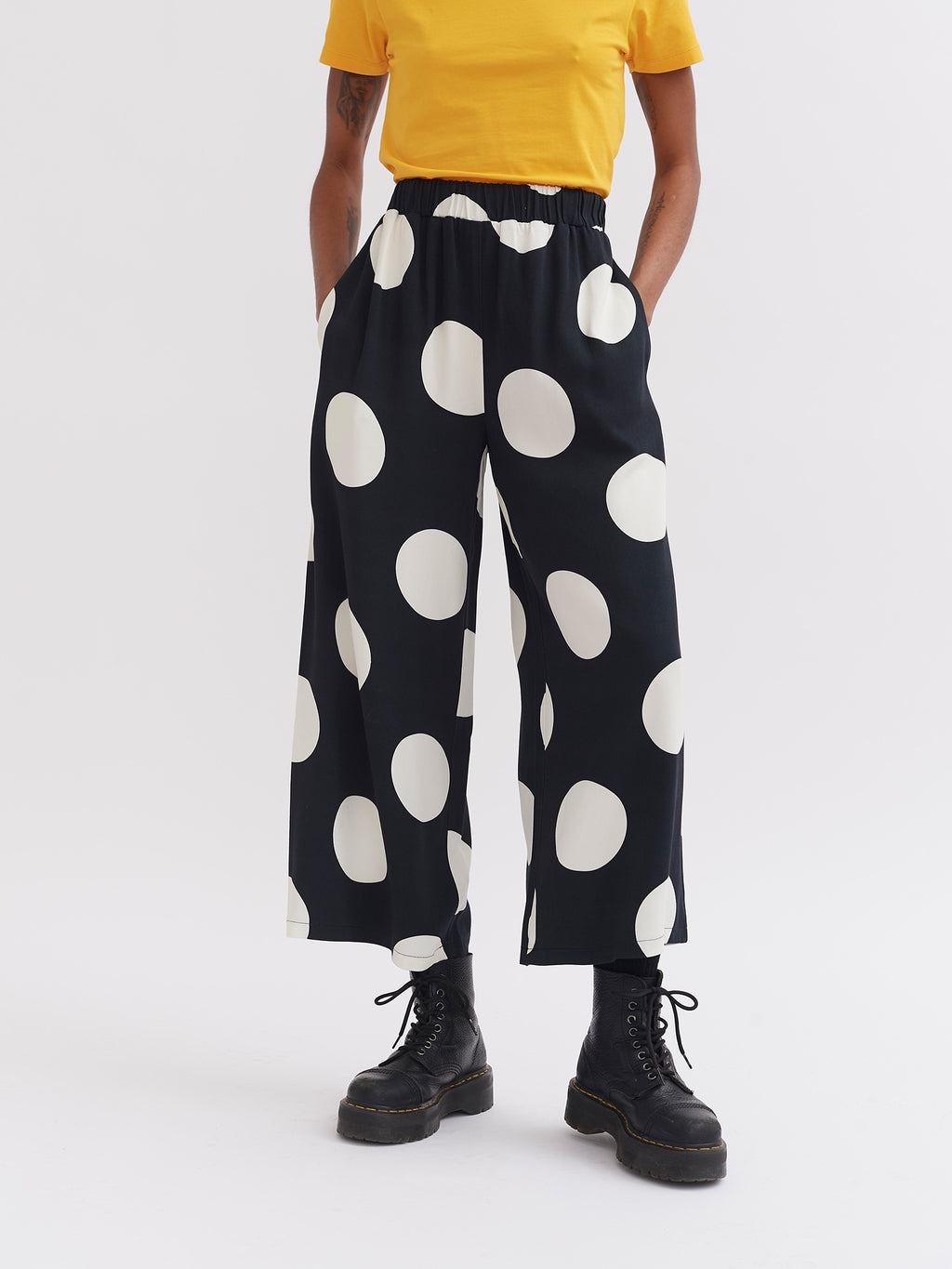 Lazy Oaf Giant Polka Wide Leg Trousers