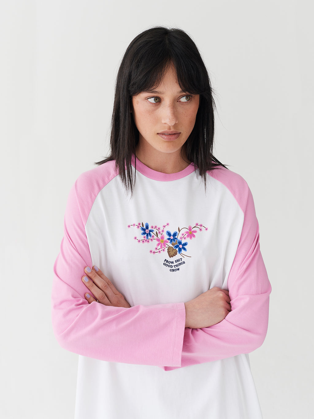 Lazy Oaf Good Things Baseball Tee