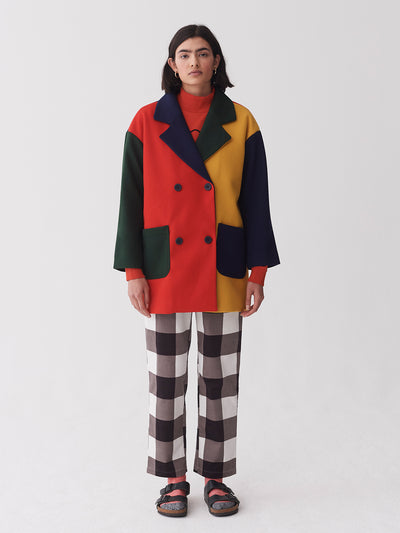 Lazy Oaf Grow Your Own Colour Block Coat