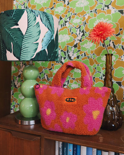 Lazy Oaf Summer Florals Fleece Tote