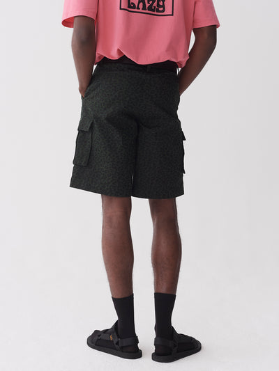 Lazy Oaf Khaki Leopard Shorts