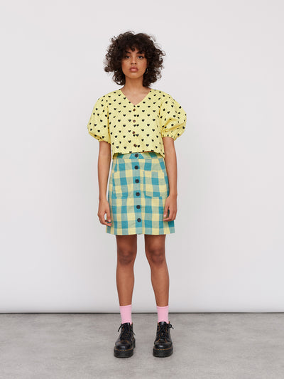 Lazy Oaf Lemon Love Boxy Shirt