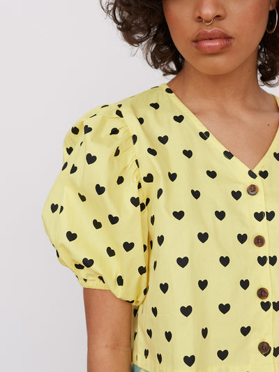 Lazy Oaf Lemon Love Boxy Shirt