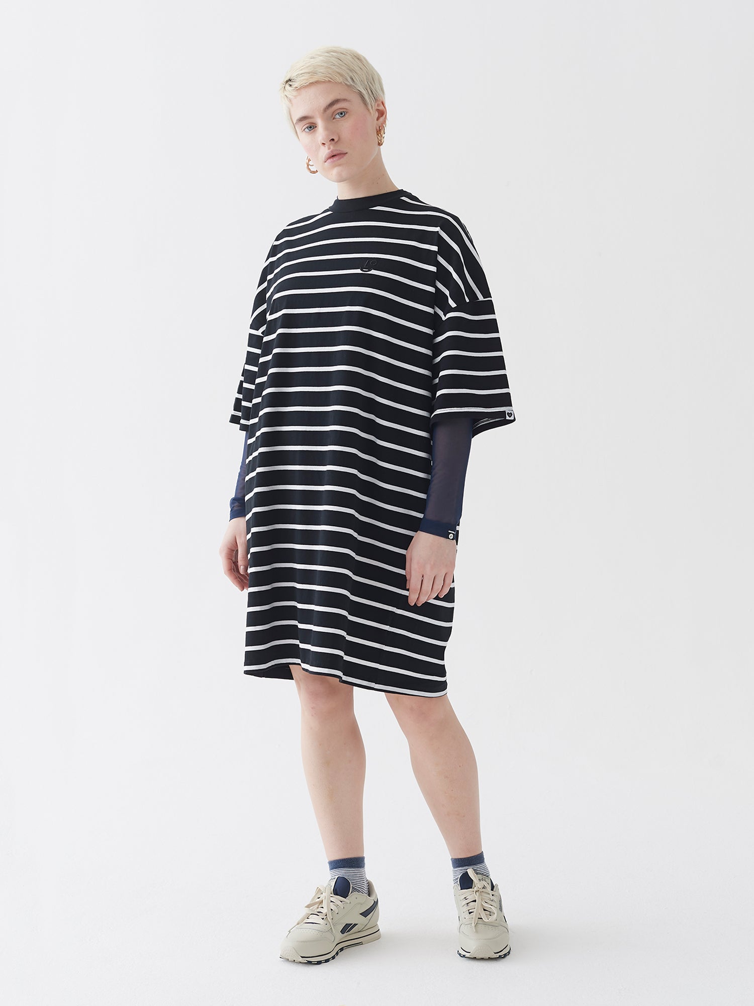 LO Midnight Dress Stripe Lazy Oaf