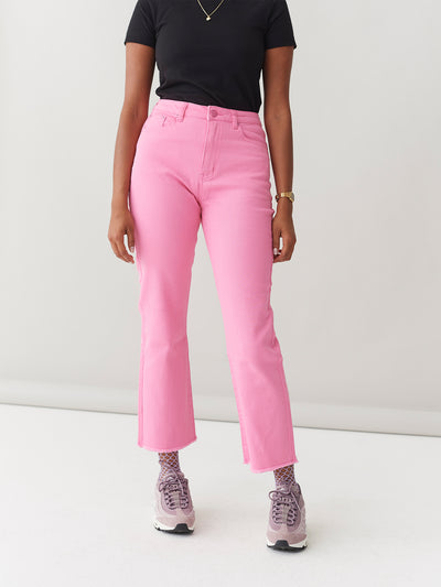 LO Straight Leg Jeans - Pink