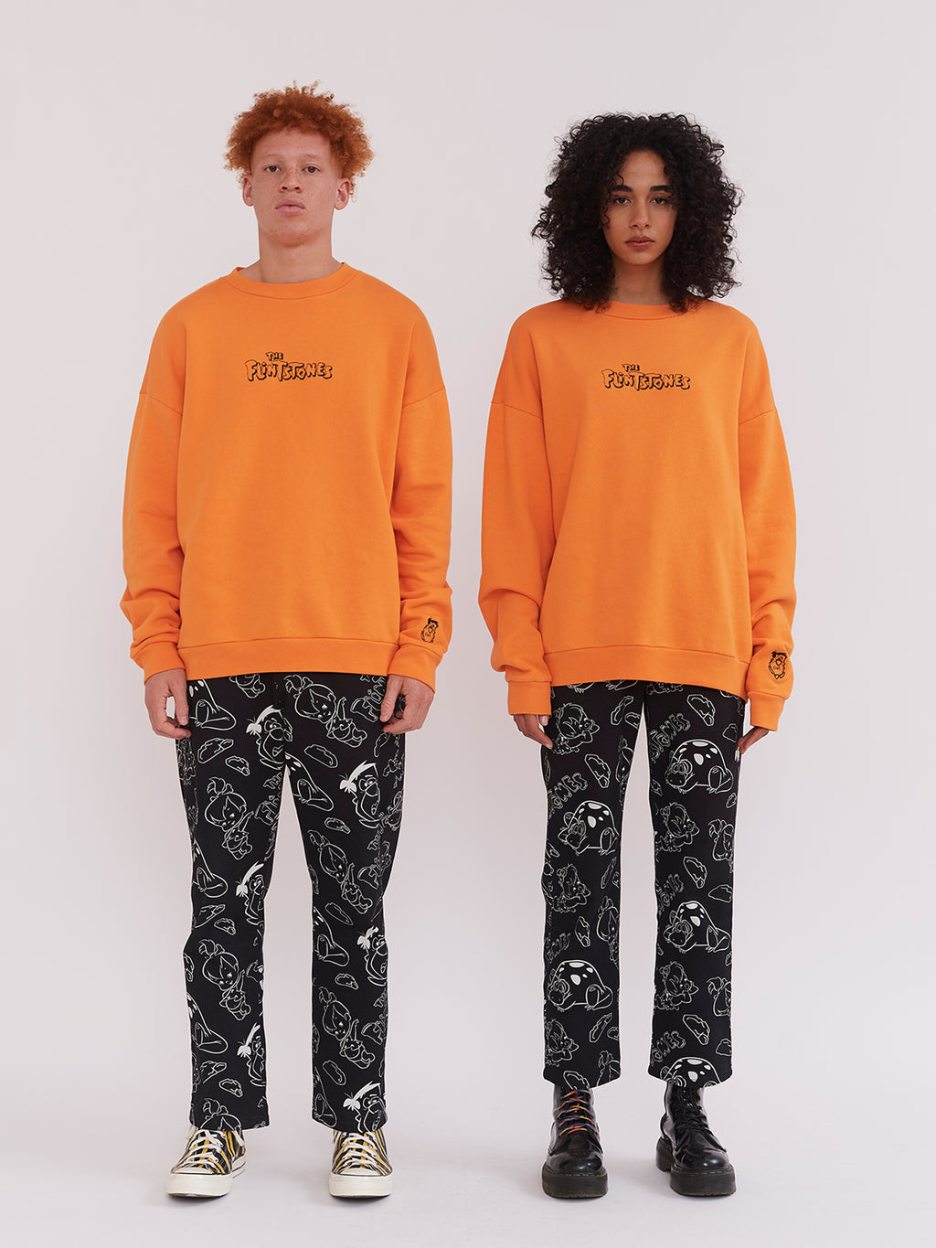 Lazy Oaf x The Flintstones Orange Fred Sweatshirt