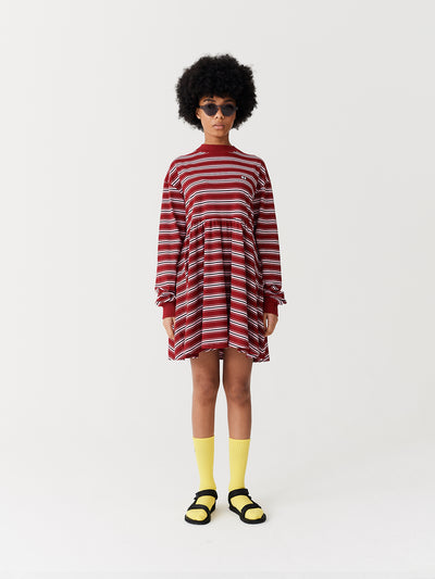 Lazy Oaf Stripy Long Sleeve Sally Dress