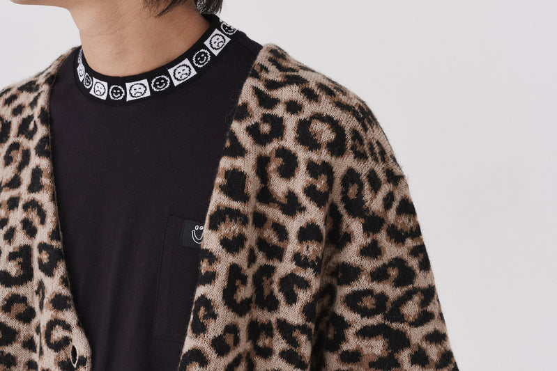 Lazy Oaf Hairy Leopard Cardigan