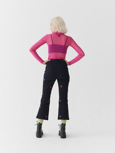 Lazy Oaf Little Bow Kick Flares