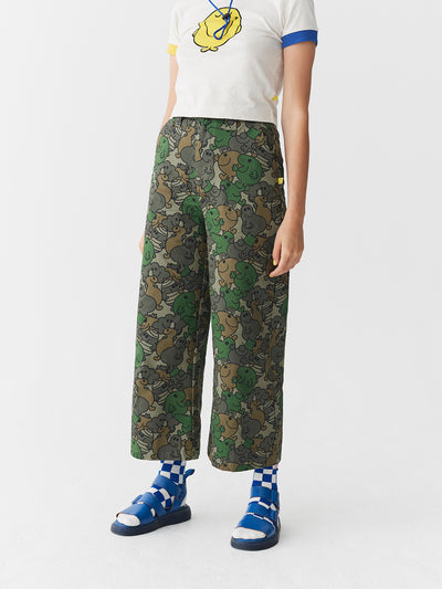 Lazy Oaf x Mr. Men Camo Work Pants