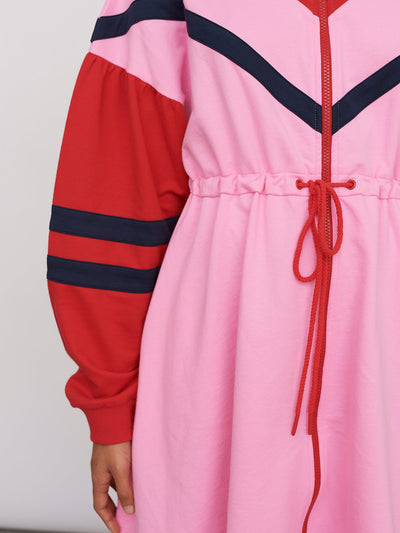 Lazy Oaf No Sweat Pink Sweater Dress