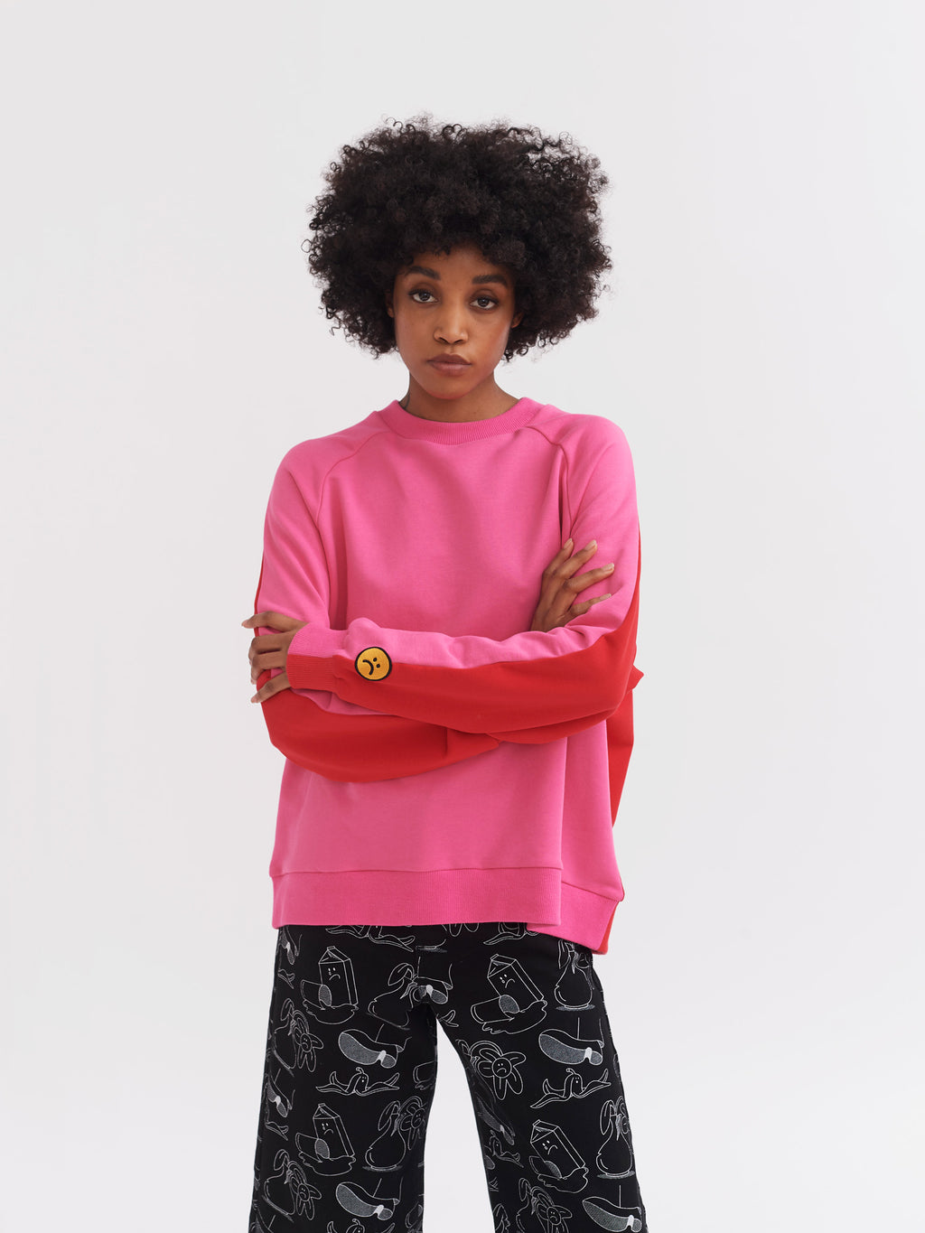 Lazy Oaf Oops Raglan Sweatshirt