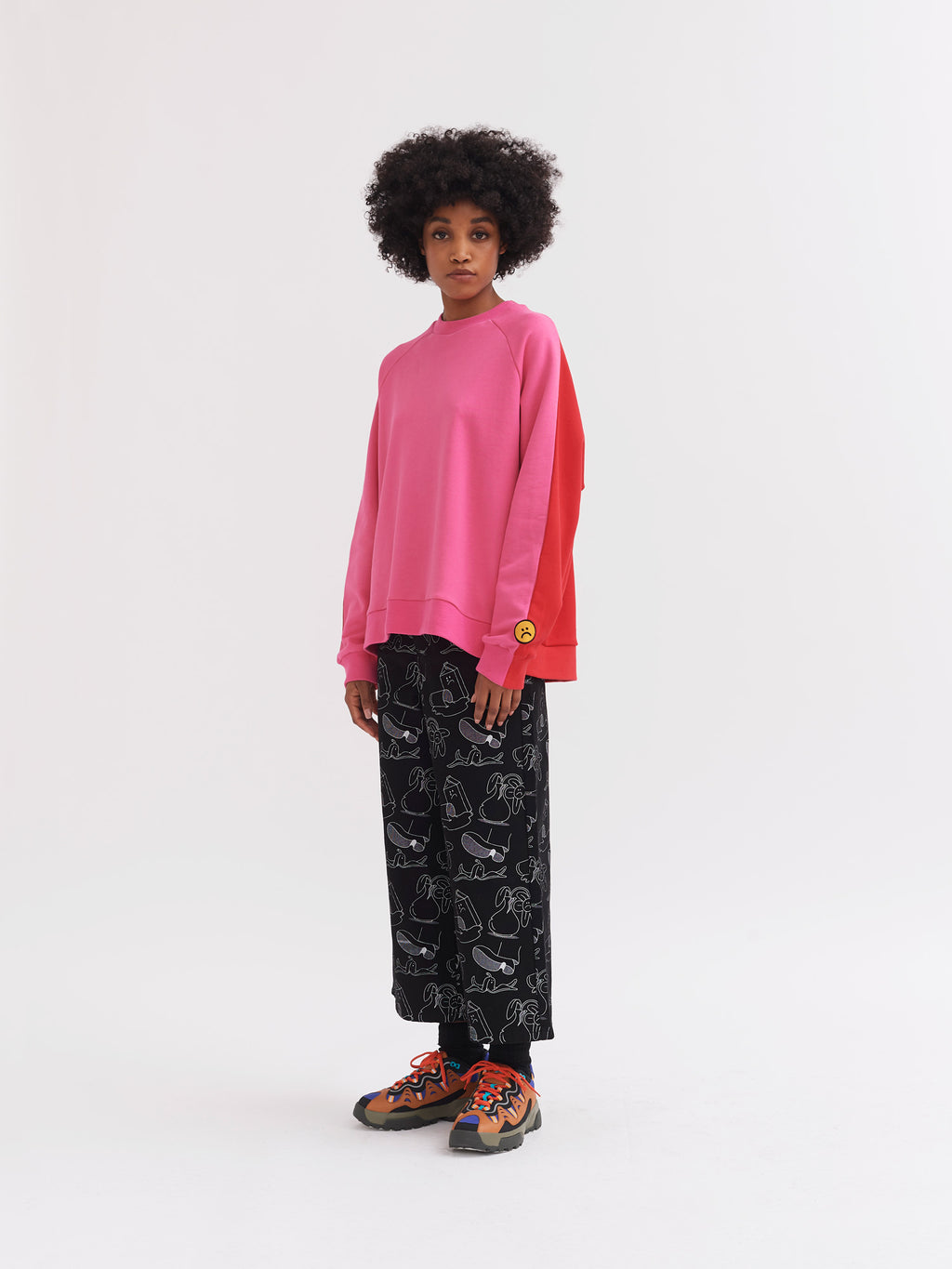 Lazy Oaf Oops Raglan Sweatshirt