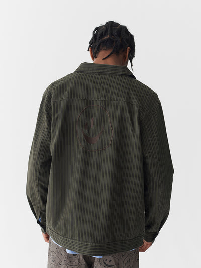 Lazy Oaf Pinstripe Work Jacket