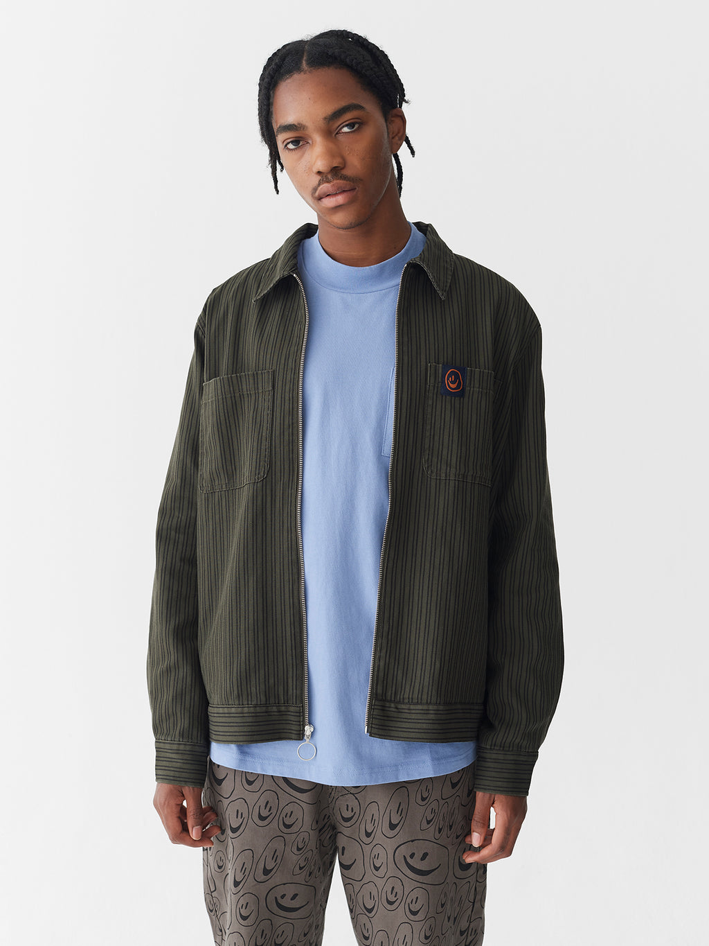 Lazy Oaf Pinstripe Work Jacket