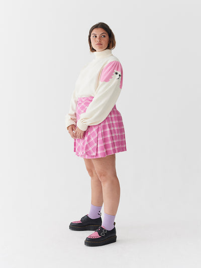 Lazy Oaf Poodle Puff Sleeve Knitted Jumper